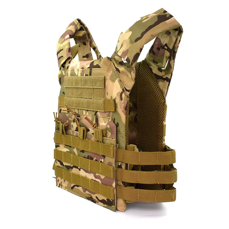JPC Vest Tactical Molle Plate Carrier Vest Outdoor Paintball Airsoft Vest Hunting Body Armor Equipment
