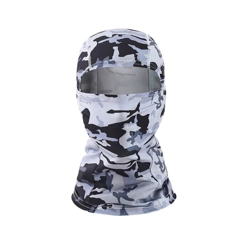 Men Tactical Balaclava Face Mask Summer Sun Protection Bandana Cooling Neck Gaiter Hiking Scarves Motorcycle Cycling Helmet Hood