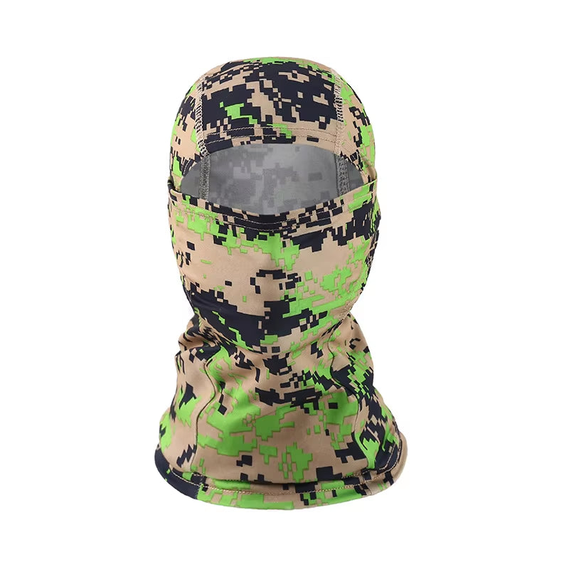 Men Tactical Balaclava Face Mask Summer Sun Protection Bandana Cooling Neck Gaiter Hiking Scarves Motorcycle Cycling Helmet Hood