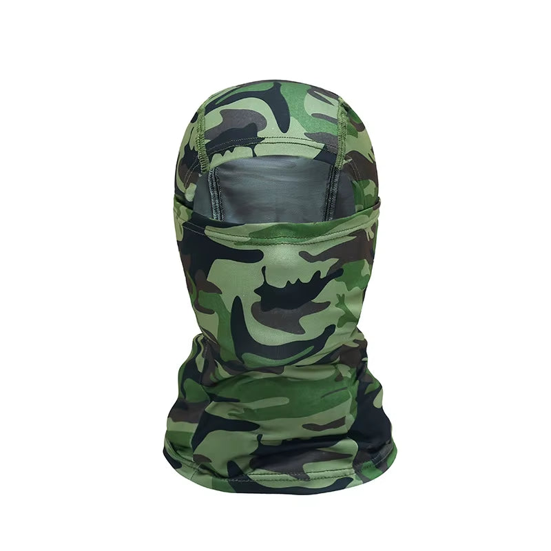 Men Tactical Balaclava Face Mask Summer Sun Protection Bandana Cooling Neck Gaiter Hiking Scarves Motorcycle Cycling Helmet Hood