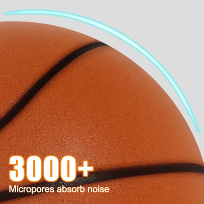 Diameter 24Cm Silent Basketball Indoor Practice High Density Soft Mute Bouncing Foam Ball Bounce Quiet Soft Basketball No Noise