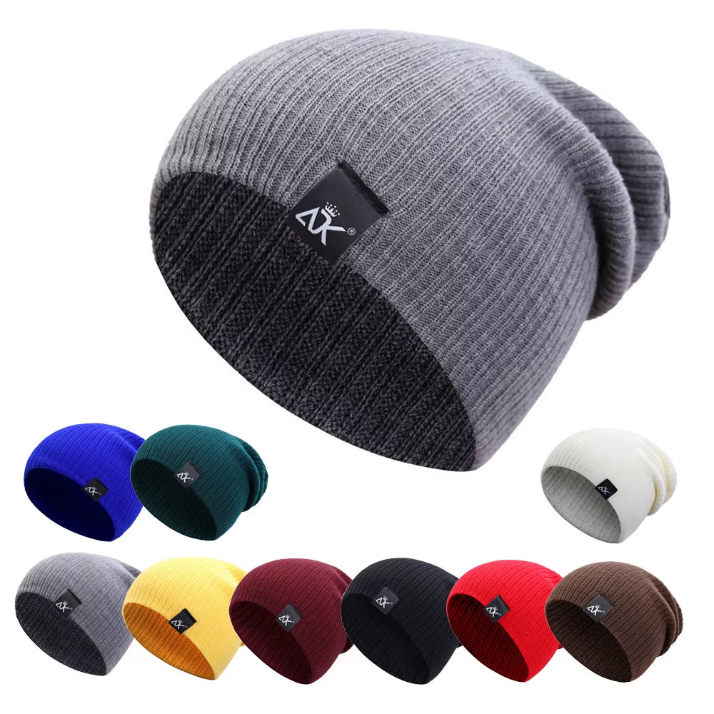 Knitted Beanie Women'S Hat Winter Men Skullies Beanies Warm Casual Slouchy Hat Crochet Beanie Hat Female Baggy Cap Tentacle
