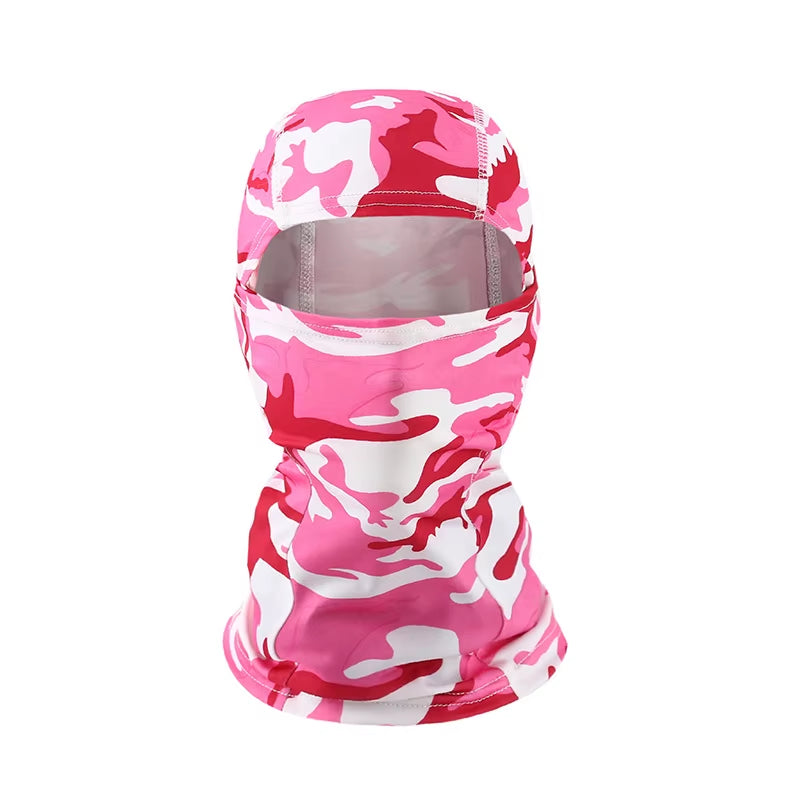 Men Tactical Balaclava Face Mask Summer Sun Protection Bandana Cooling Neck Gaiter Hiking Scarves Motorcycle Cycling Helmet Hood