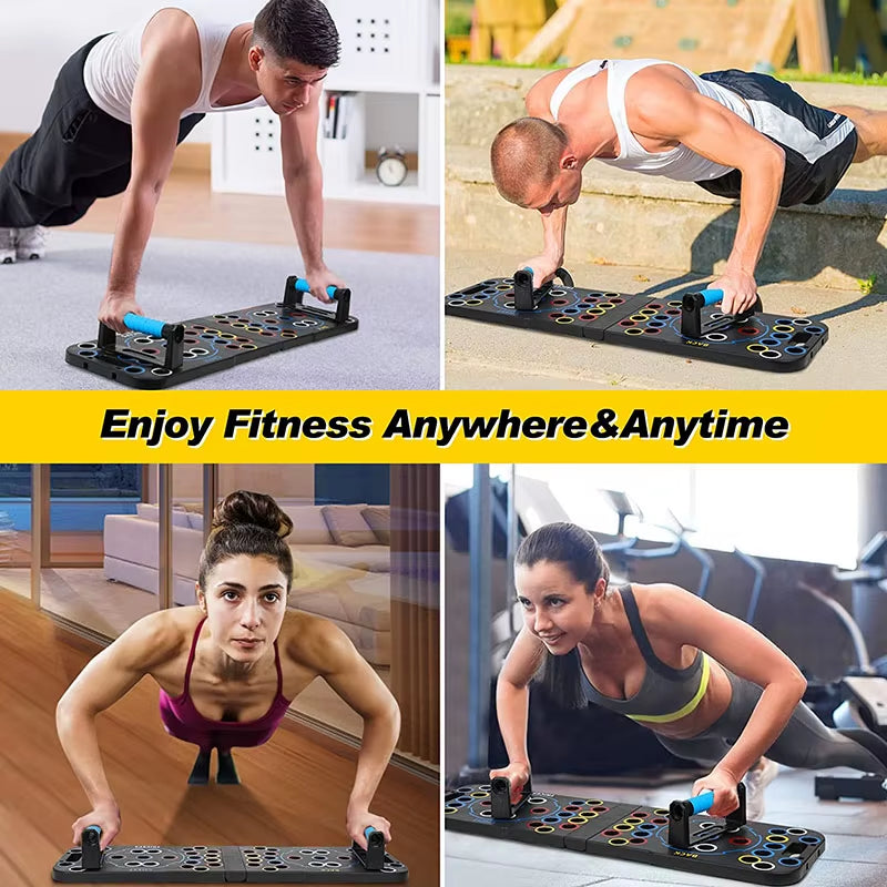 56-In-1 Push up Board Bigger Size Multi-Function Foldable Push up Bar Portable Push up Handles for Floor Anti-Slip Push up Board