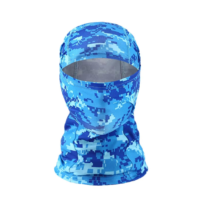 Men Tactical Balaclava Face Mask Summer Sun Protection Bandana Cooling Neck Gaiter Hiking Scarves Motorcycle Cycling Helmet Hood