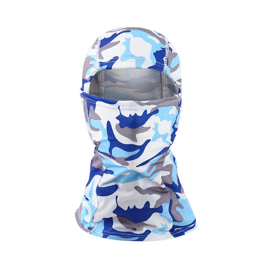 Men Tactical Balaclava Face Mask Summer Sun Protection Bandana Cooling Neck Gaiter Hiking Scarves Motorcycle Cycling Helmet Hood